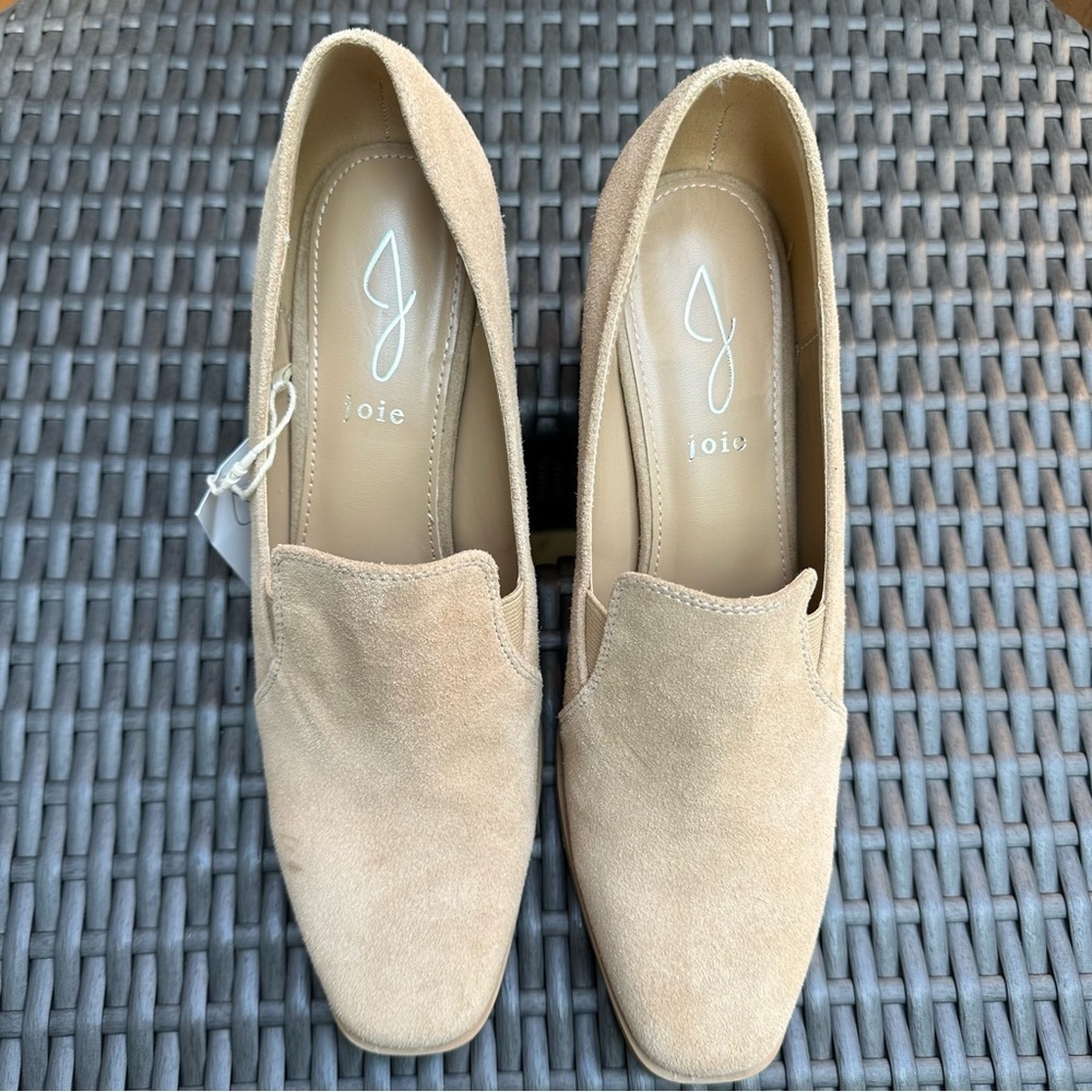Joie Tan Block Heel Loafers - Picture 10 of 13
